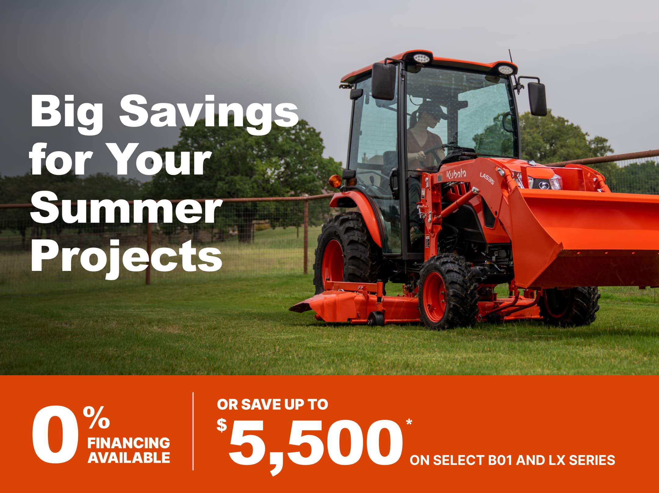 Save on Select B01 and LX Series Tractors Save on Select B01 and LX Series Tractors