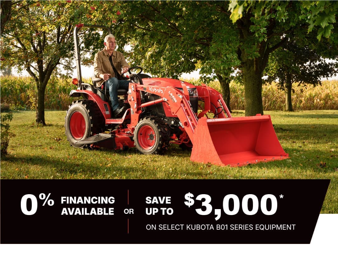 Save on B01 Series Tractors Save on B01 Series Tractors